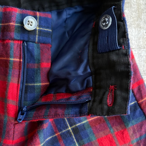 Janie and Jack Boys Plaid Wool Pants size 6 - Picture 5 of 7